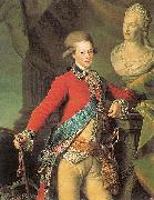 unknow artist Portrait of Alexander Lanskoy, Aide-de-camp to the Empress oil painting reproduction